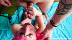 Long-pink-hair,-tight-pink-pussy