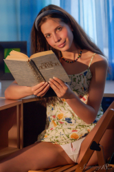 Anoushka--Studying