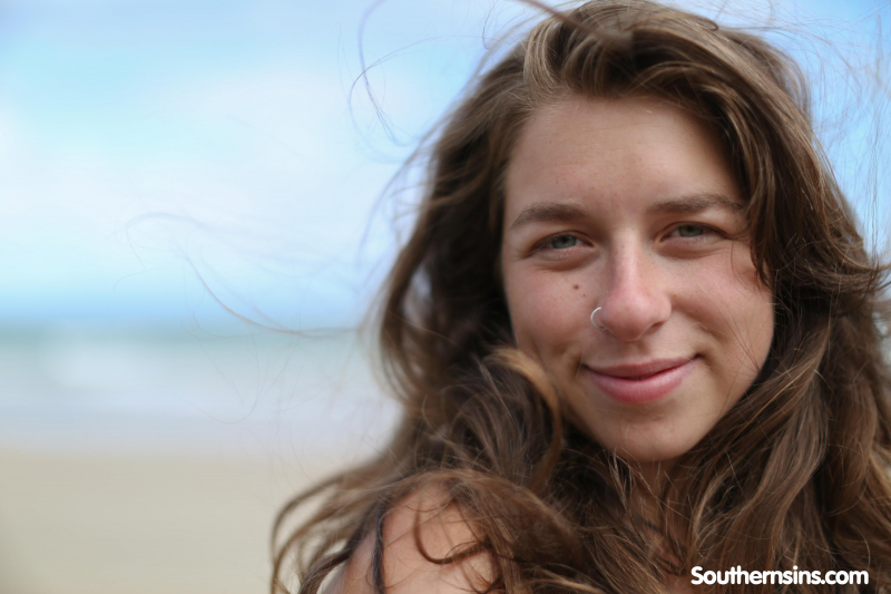 Having fun at the beach