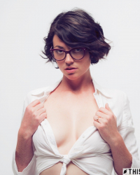 Terry Models Eye Glasses For A Client, Then Gets Naked For Giggles!