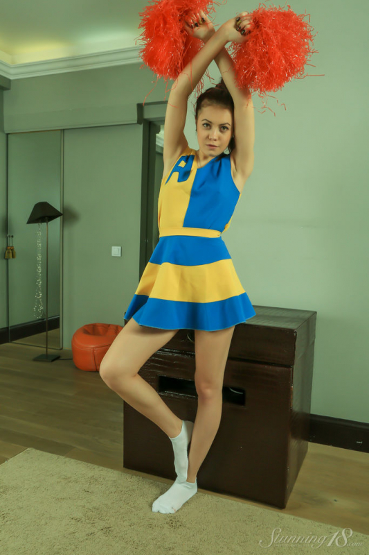 Catherine  On My Cheerleading Uniform