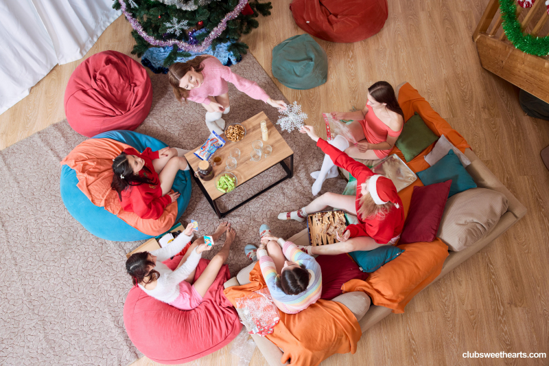 Sweethearts on Christmas Day