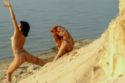 Posing-in-the-Sand