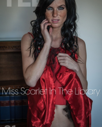Miss Scarlet In The Library