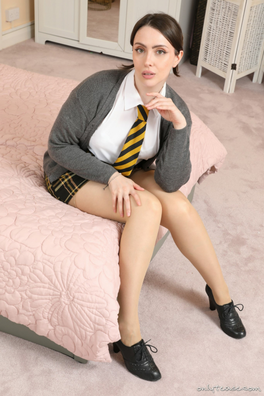 College Uniform Oxfords Sheer Stockings