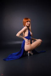 Blue-On-Red