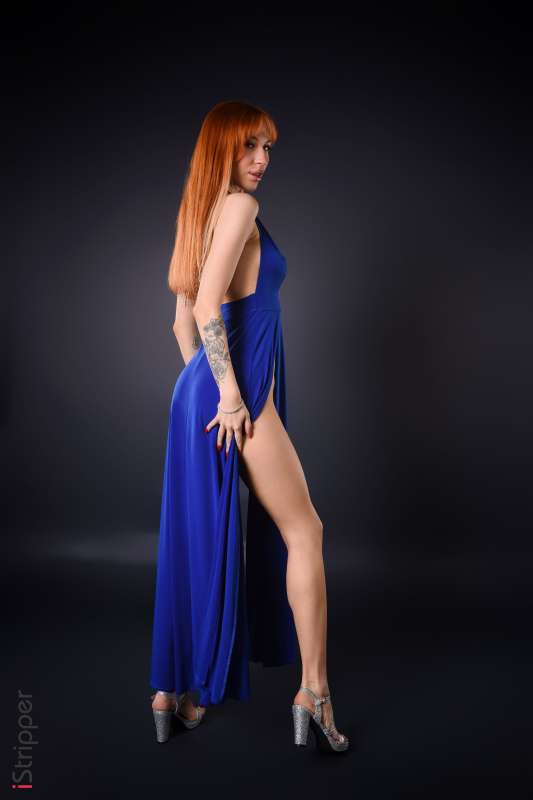 Blue On Red