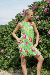 Flower-Dress-and-Sand