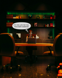 A not so silent nightcomic