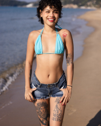 Happiness On The Beach