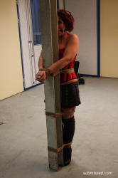 Rani-poletied-ballgagged-assslapped