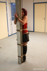 Rani-poletied-ballgagged-assslapped