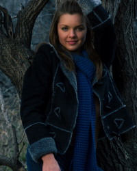 Michelle Models In Winter