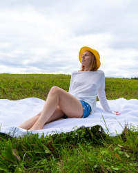 Take a hike with Violet Clarke
