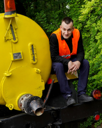 Lazy road worker fucking for free