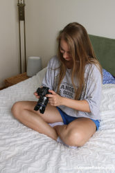 Izabella-filming-herself-naked