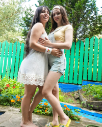 Soaking wet sweethearts