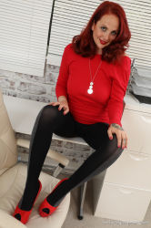 Red-Minidress-Patterned-Tights