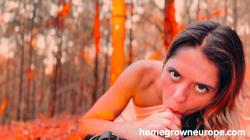 Beautiful-Scarlett-gets-messy-facial-in-woods