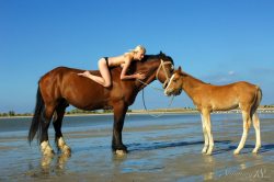 Riding-by-the-Beach