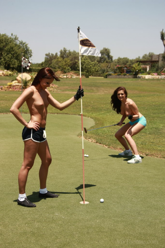 Topless Golfing