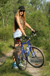 Biking-in-the-Woods