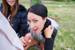 Two-vixens-wild-outdoor-romp
